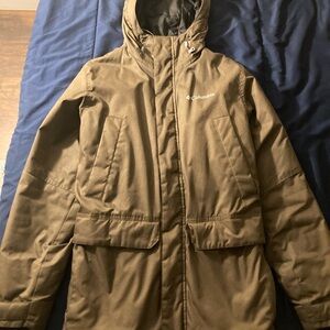 Columbia Olive Hooded Jacket